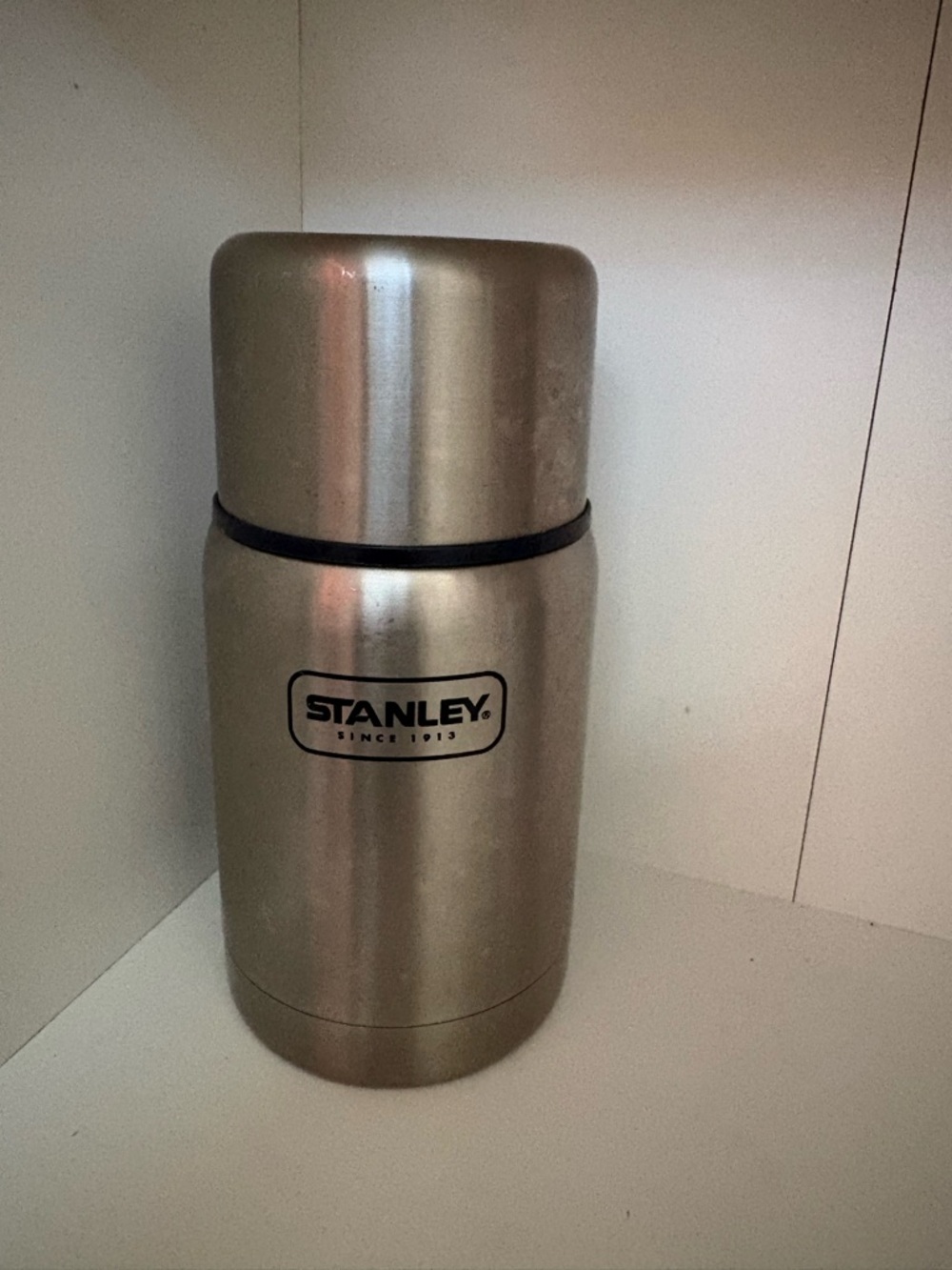 Original Stanley Silver Insulated Hot / Cold Travel Mug